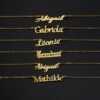 14k Gold Name Necklace