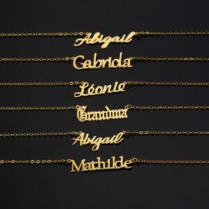 14k Gold Name Necklace