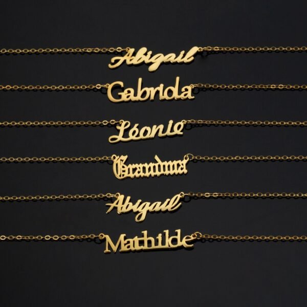 14k Gold Name Necklace