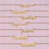 GOLD NAME NECKLACE