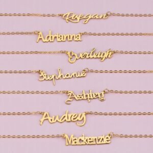 GOLD NAME NECKLACE