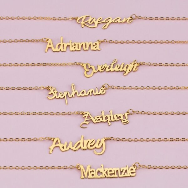 GOLD NAME NECKLACE