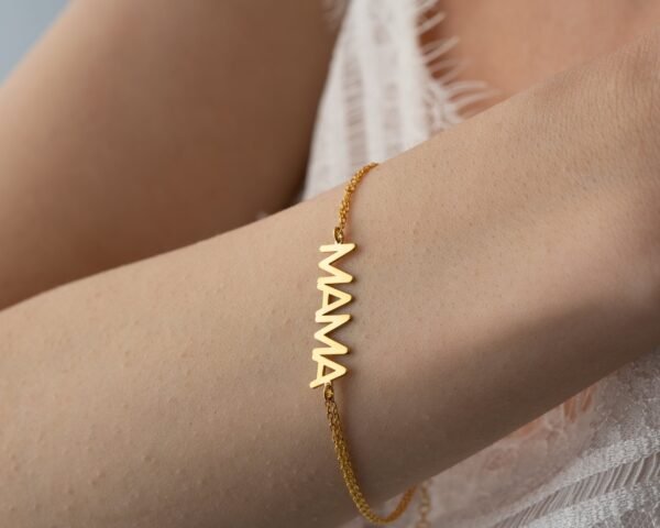 14K Solid Gold Name Bracelet