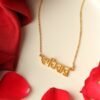 Engraved Necklace For Women