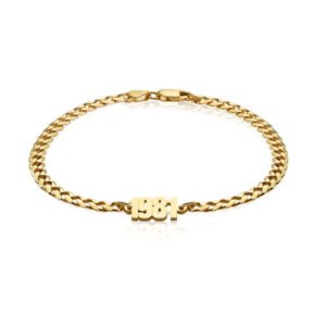 Thick Chain Name Bracelet